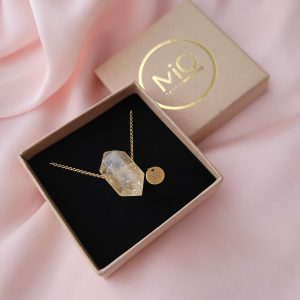Naszyjnik cytryn- amulet obfitości